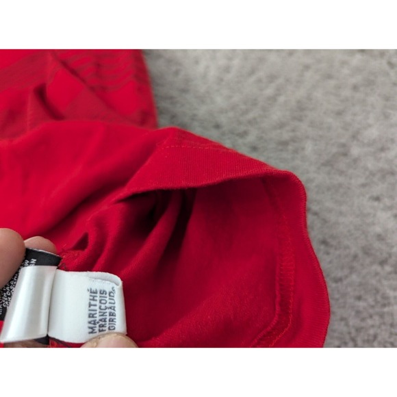 Marithe Francois Girbaud T Shirt Mens 3X Short Sleeve Red Spellout - Picture 6 of 10